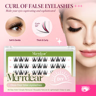 Pestanas postiças Merrdear Mega Curl Volume DIY