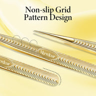 Merrdear Straight Tweezers for Eyelash Extensions-Precision Lashing Tweezers