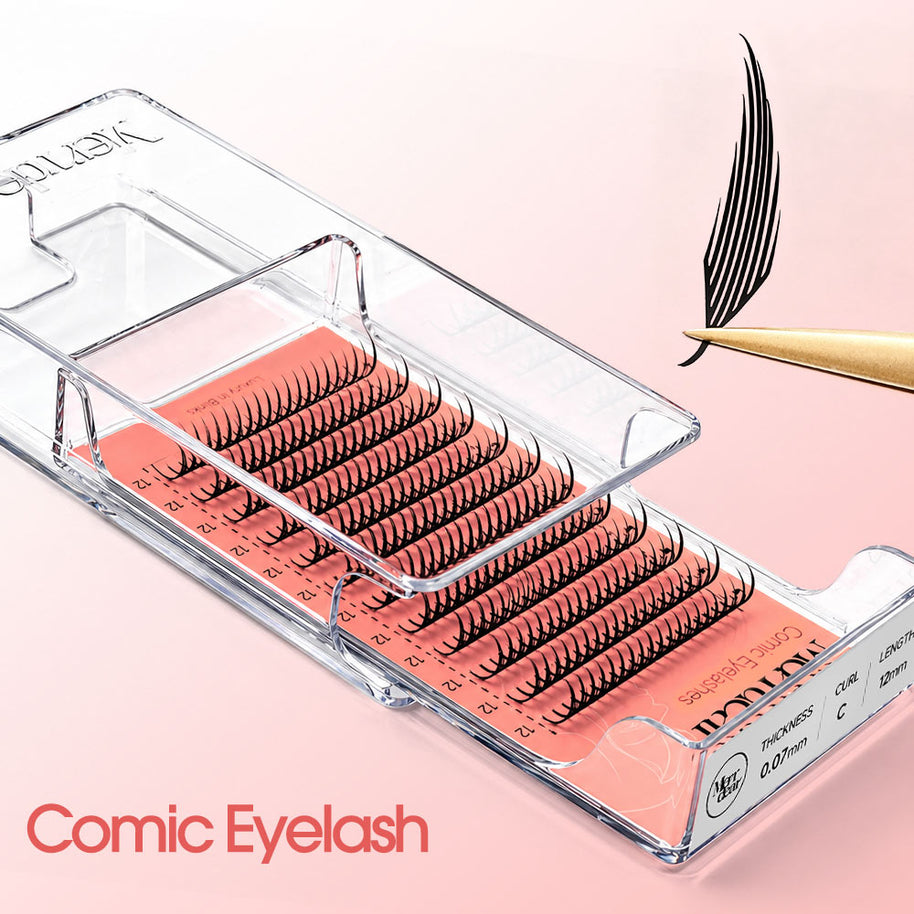 Merrdear Comic-A Eyelash-12Rows/Tray-5 Models