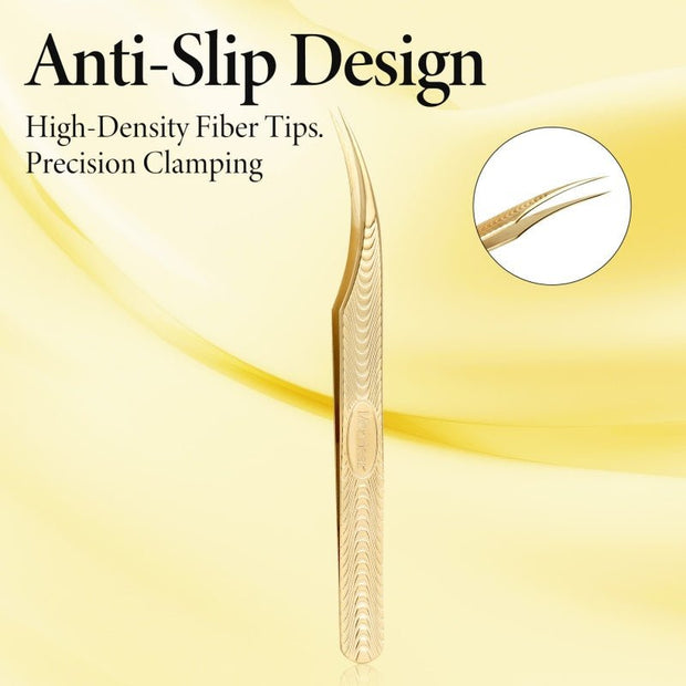 Merrdear Dolphin Shape Isolation Tweezers for Classic & Volume Eyelash Extensions
