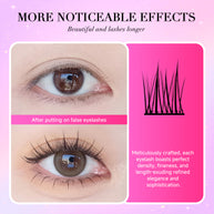 Pestanas postiças autoadesivas Merrdear Double-Tip Sunflower