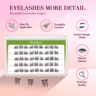 Pestanas postiças autoadesivas Merrdear Double-Tip Sunflower