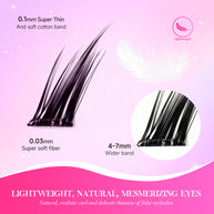 Pestanas autoadesivas Merrdear Winged Lift