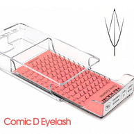 Merrdear Comic D Eyelash-12Rows/Tray-5 Models