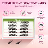 Pestanas autoadesivas Merrdear Winged Lift