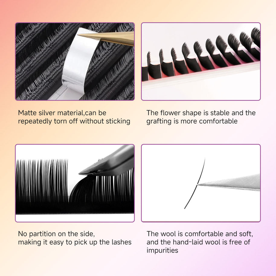 Merrdear Air Series Classic Eyelash Extension 16rows 0.07mm/0.10mm