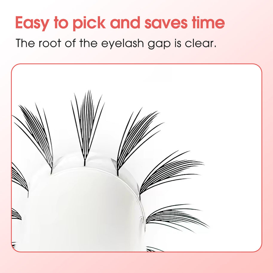 Merrdear Comic C Eyelash-12Rows/Tray-5 Models