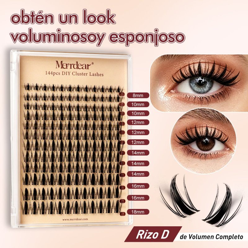 Merrdear Fast Shipping From USA Fairy Lash Clusters - DIY Manga Lashes at Home for Beginner
