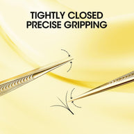 Merrdear Straight Tweezers for Eyelash Extensions-Precision Lashing Tweezers