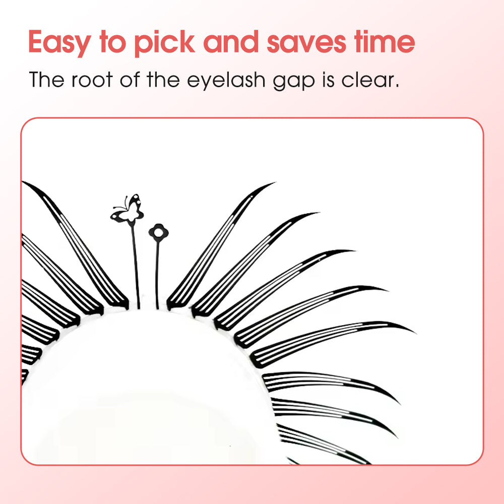 Merrdear Comic-B Eyelash-12Rows/Tray-5 Models