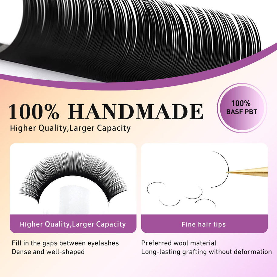 Merrdear Air Series Classic Eyelash Extension 16rows 0.07mm/0.10mm