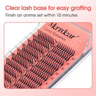 Merrdear Comic-B Eyelash-12Rows/Tray-5 Models