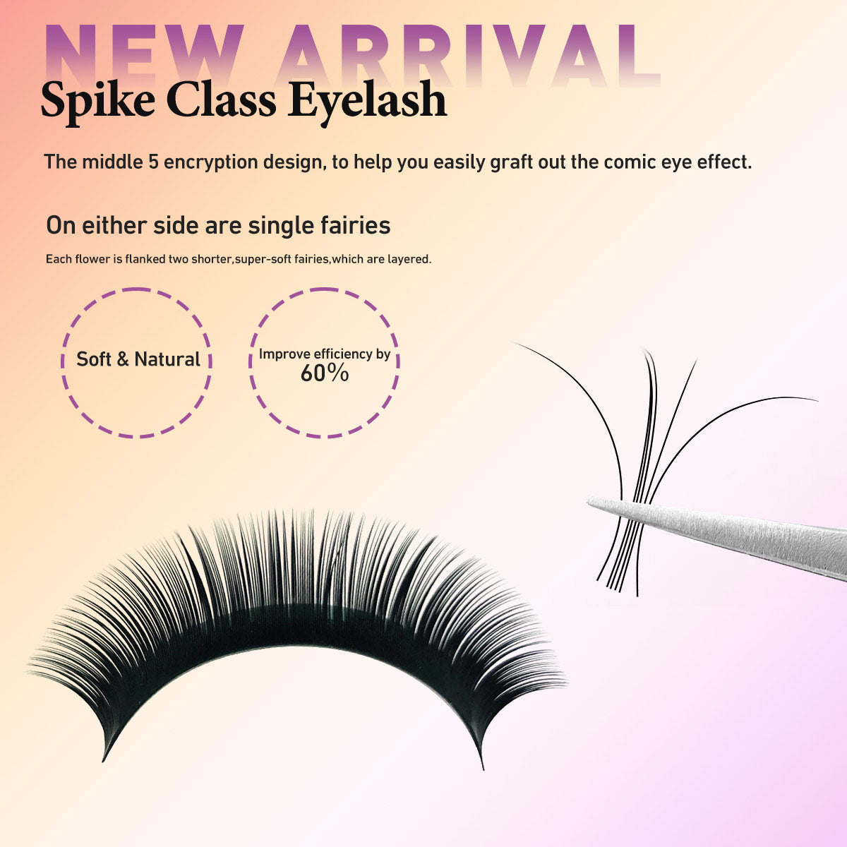 Merrdear Air Series Classic Eyelash Extension 16rows 0.07mm/0.10mm