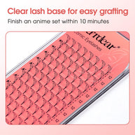Merrdear Comic D Eyelash-12Rows/Tray-5 Models