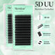 Merrdear 5D UU Shape Faux Mink Mega Volume Lashes Mixed Length