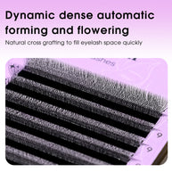 Abanicos de volumen 5D en forma de W con autofloración | Suministro de pestañas de visón sintético