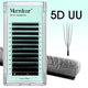 Merrdear 5D U Shaped Lash Extensions Premade Fans Volume Eyelash Extensions