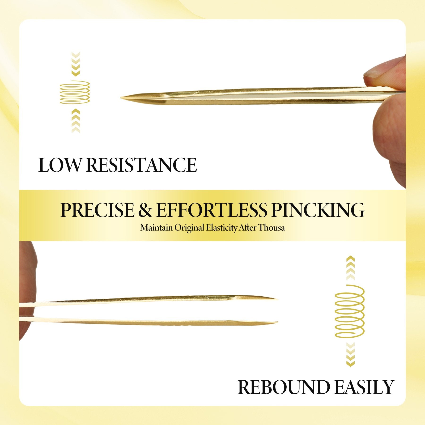 Merrdear Tweezers for Eyelash Extension-Professional Lashing Tweezers
