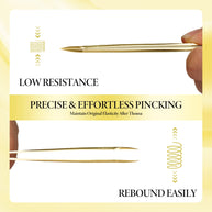 Merrdear Tweezers for Eyelash Extension-Professional Lashing Tweezers