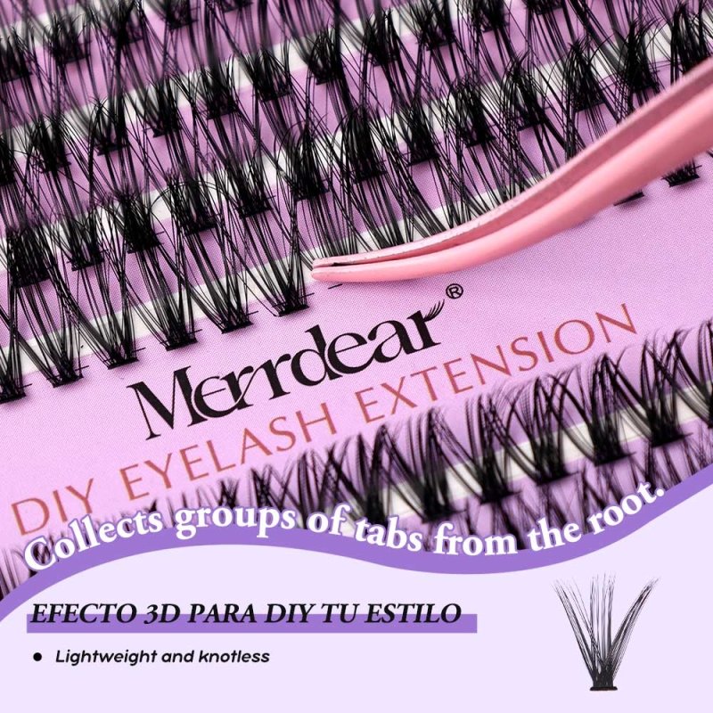30D+40D Individual Lash Cluster DIY Lash Extension Kit 9-16mix 280pcs