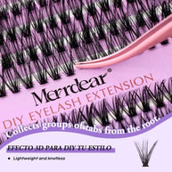 30D+40D Individual Lash Cluster DIY Lash Extension Kit 9-16mix 280pcs