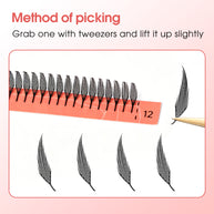 Merrdear Comic-A Eyelash-12Rows/Tray-5 Models