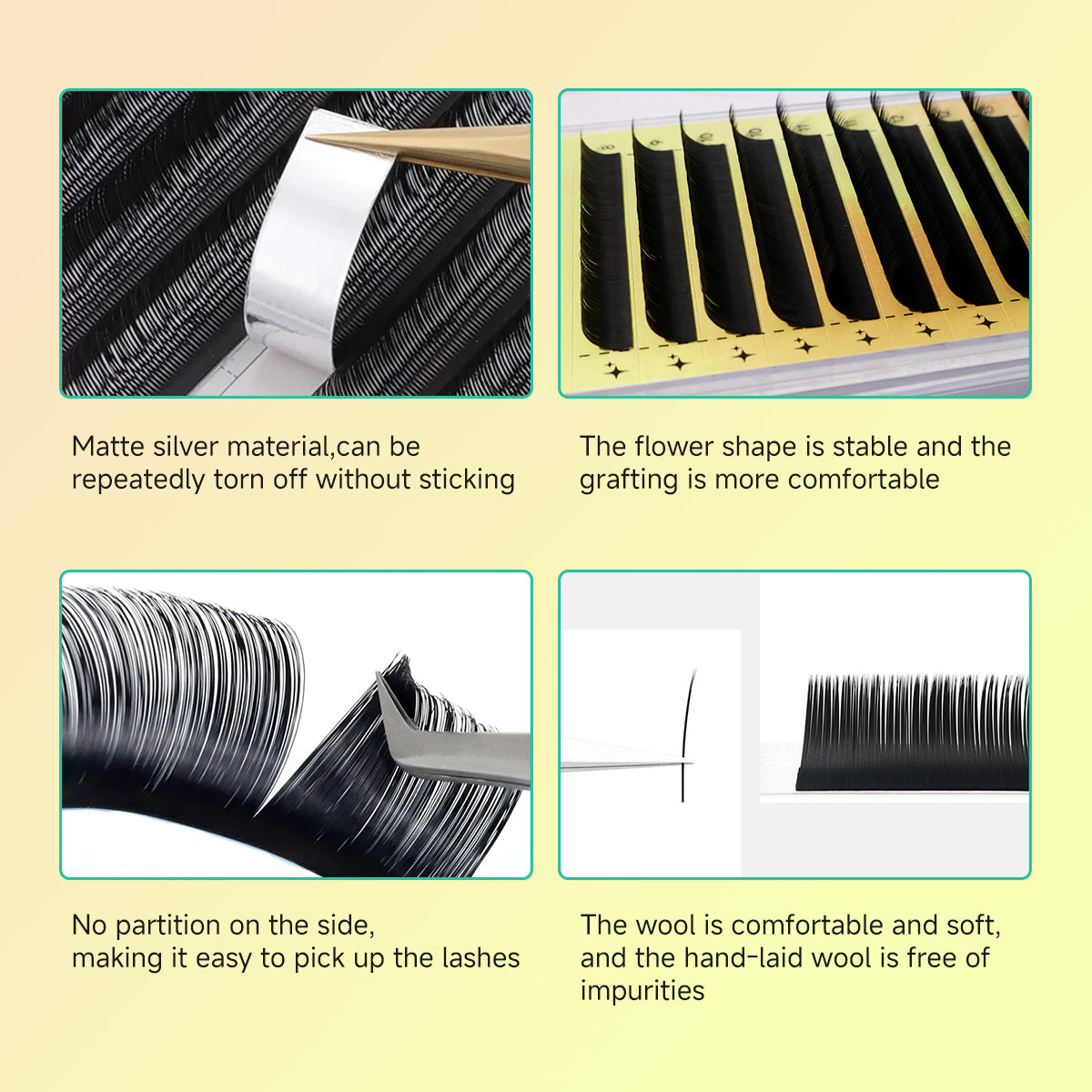Merrdear Air Series Double Tips Ellipse Eyelash Extension
