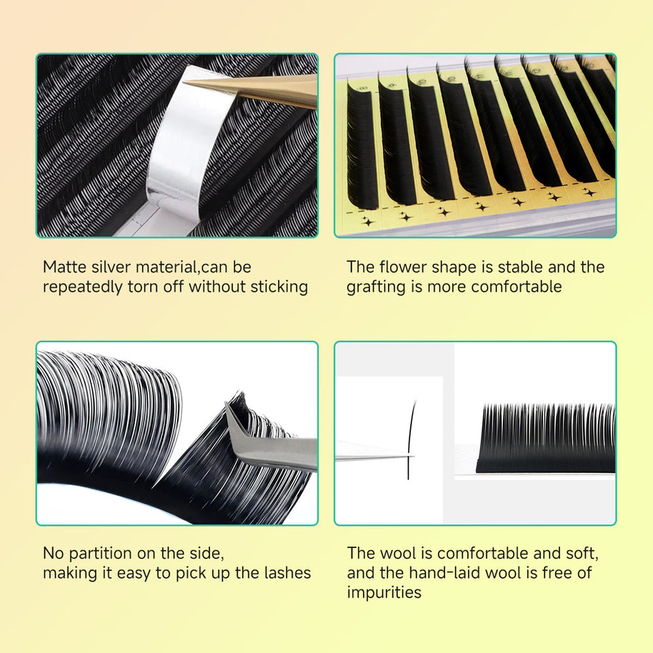 Merrdear Air Series Double Tips Ellipse Eyelash Extension