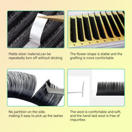 Merrdear Air Series Double Tips Ellipse Eyelash Extension