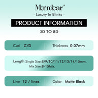 Abanicos de volumen prefabricados en forma de W 6D | Proveedor profesional de pestañas