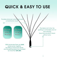 Abanicos de volumen prefabricados en forma de W 6D | Proveedor profesional de pestañas