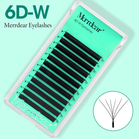 6D W-Shape Premade Volume Fans | Professional Lash Supplier