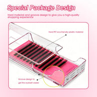 Merrdear 3D/4D/5D/6D W Shape Eyelash Extensions 0.07mm C/D Curl 8-15mm Mixed
