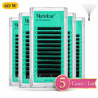 Merrdear 5 Cases/Lot 6D W Shape Eyelash Extensions 0.07mm Premade Volume Fan Lashes（副本）（副本）（副本）
