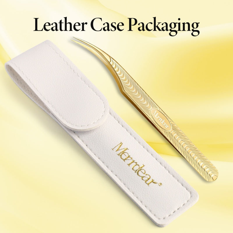 Merrdear Dolphin Shape Isolation Tweezers for Classic & Volume Eyelash Extensions
