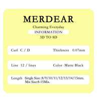 Merrdear Air Series Double Tips Ellipse Eyelash Extension