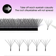 5D W Lash Extensions 0.07/0.10mm C/D curl Premade Volume Fans Merrdear
