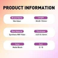 Merrdear Air Series Classic Eyelash Extension 16rows 0.07mm/0.10mm
