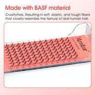 Merrdear Comic C Eyelash-12Rows/Tray-5 Models