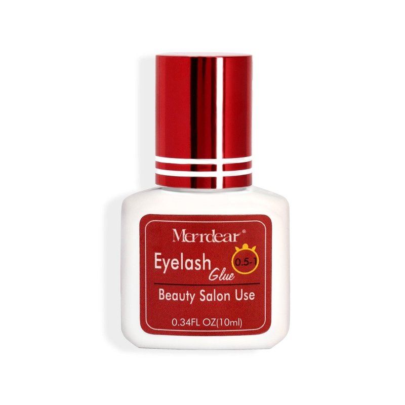 Pegamento para pestañas Merrdear Rapid 0.5-1 Sec Lash Glue Adhesivo para extensiones de pestañas